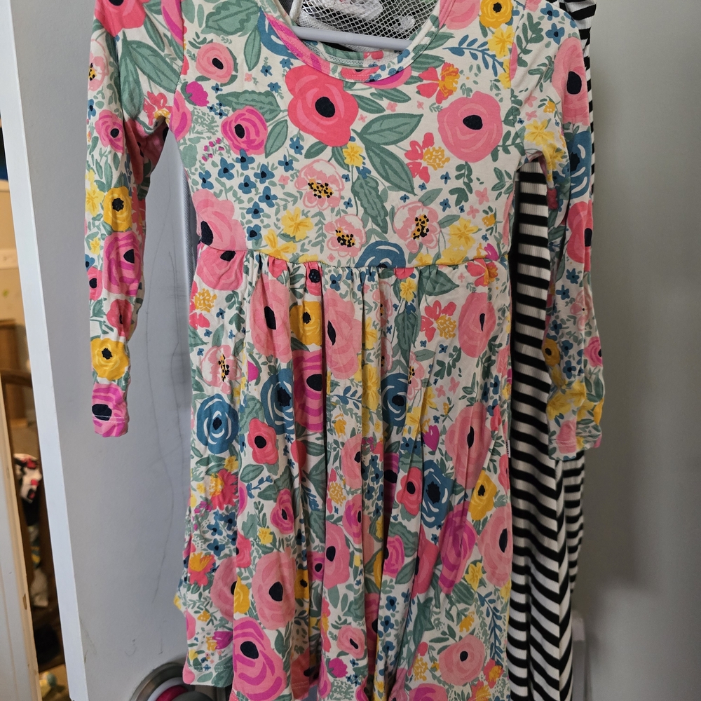 Floral Kids Casual Dress